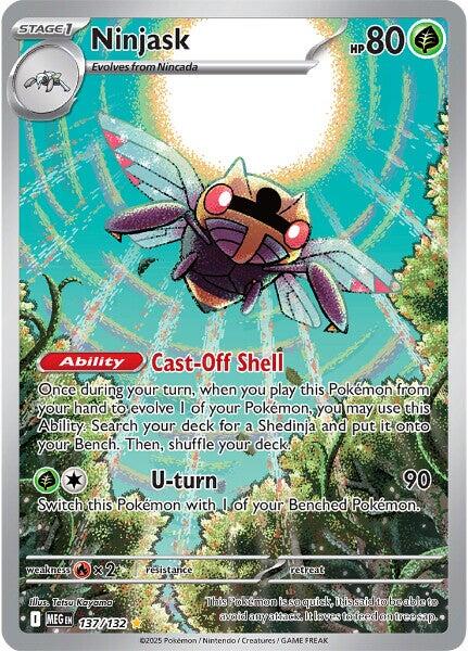 Ninjask (137/132) [Mega Evolutions: Base Set] 