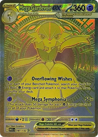 Mega Gardevoir ex (187/132) [Mega Evolutions: Base Set] 