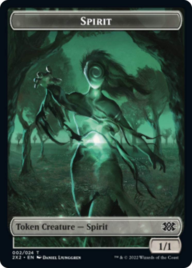 Egg // Spirit (002) Double-Sided Token [Double Masters 2022 Tokens] 