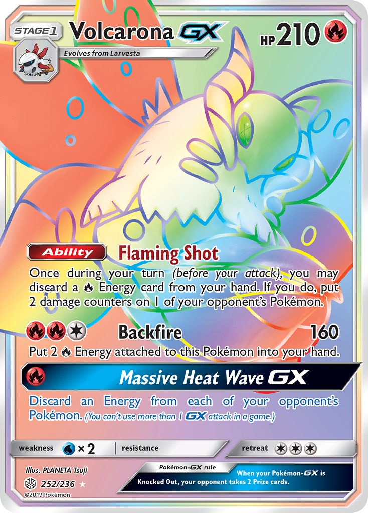 Volcarona GX (252/236) [Sun &amp; Moon: Cosmic Eclipse] 