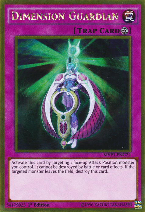 Dimension Guardian [MVP1-ENG24] Gold Rare 