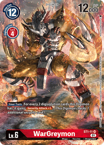 WarGreymon [ST1-11] (Premier Event) [Starter Deck: Gaia Red Promos] 
