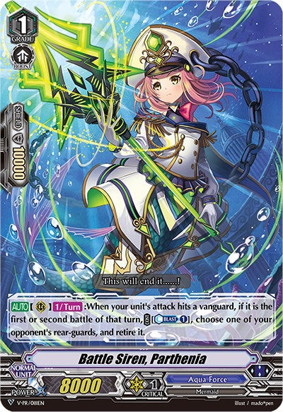 Battle Siren, Parthenia (Parallel Foil) (V-PR/0111EN) [V Promo Cards]