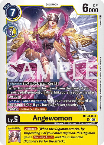 Angewomon [BT23-031] [Hackers' Slumber] 