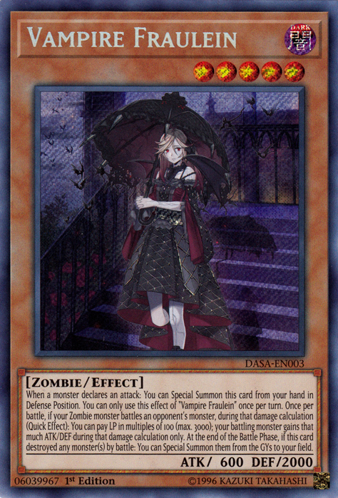 Vampire Fraulein [DASA-EN003] Secret Rare 