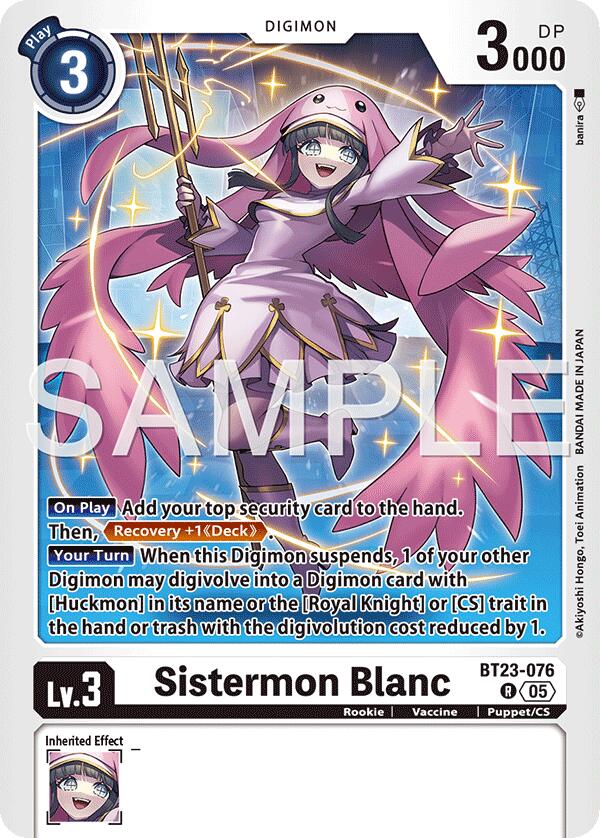 Sistermon White [BT23-076] [Hackers' Slumber] 