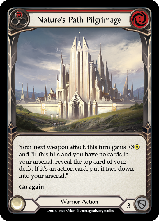 Nature's Path Pilgrimage (Red) [TEA013-C] (Dorinthea Hero Deck) 1st Edition Normal 