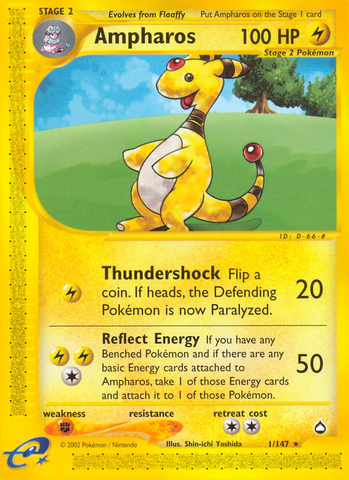 Ampharos (1/147) [Aquapolis] 
