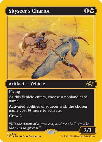 Skyseer's Chariot (First-Place Foil) [Aetherdrift] 