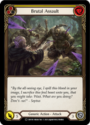 Brutal Assault (Yellow) [U-CRU193] (Crucible of War Unlimited) Unlimited Rainbow Foil 