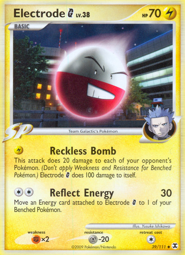 Electrode G (39/111) [Platinum: Rising Rivals] 