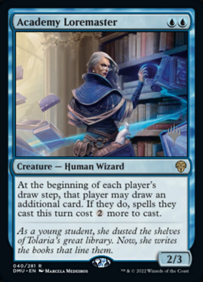 Academy Loremaster (Promo Pack) [Dominaria United Promos] 