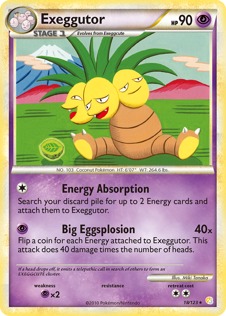 Exeggutor (18/123) [HeartGold &amp; SoulSilver: Base Set] 