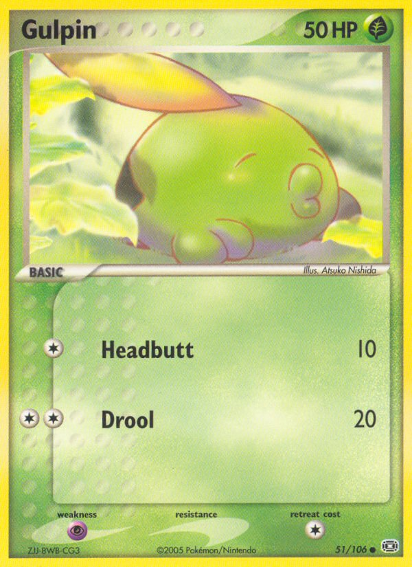 Gulpin (51/106) [EX: Emerald] 