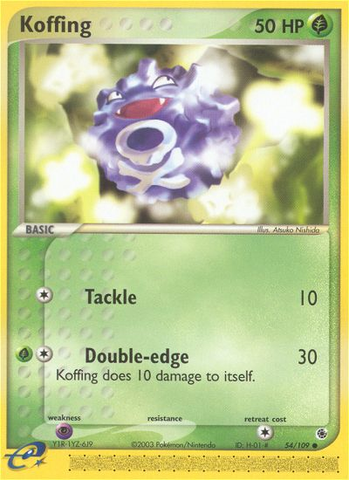 Koffing (54/109) [EX: Ruby &amp; Sapphire] 