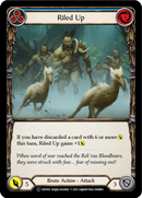 Riled Up (Blue) [U-CRU018] (Crucible of War Unlimited) Unlimited Rainbow Foil 