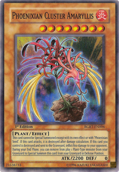 Phoenixian Cluster Amaryllis [RGBT-EN006] Super Rare 