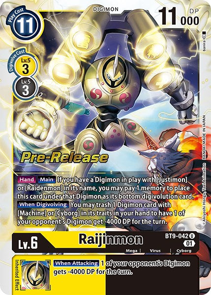 Raijinmon [BT9-042] [X Record Pre-Release Promos] 