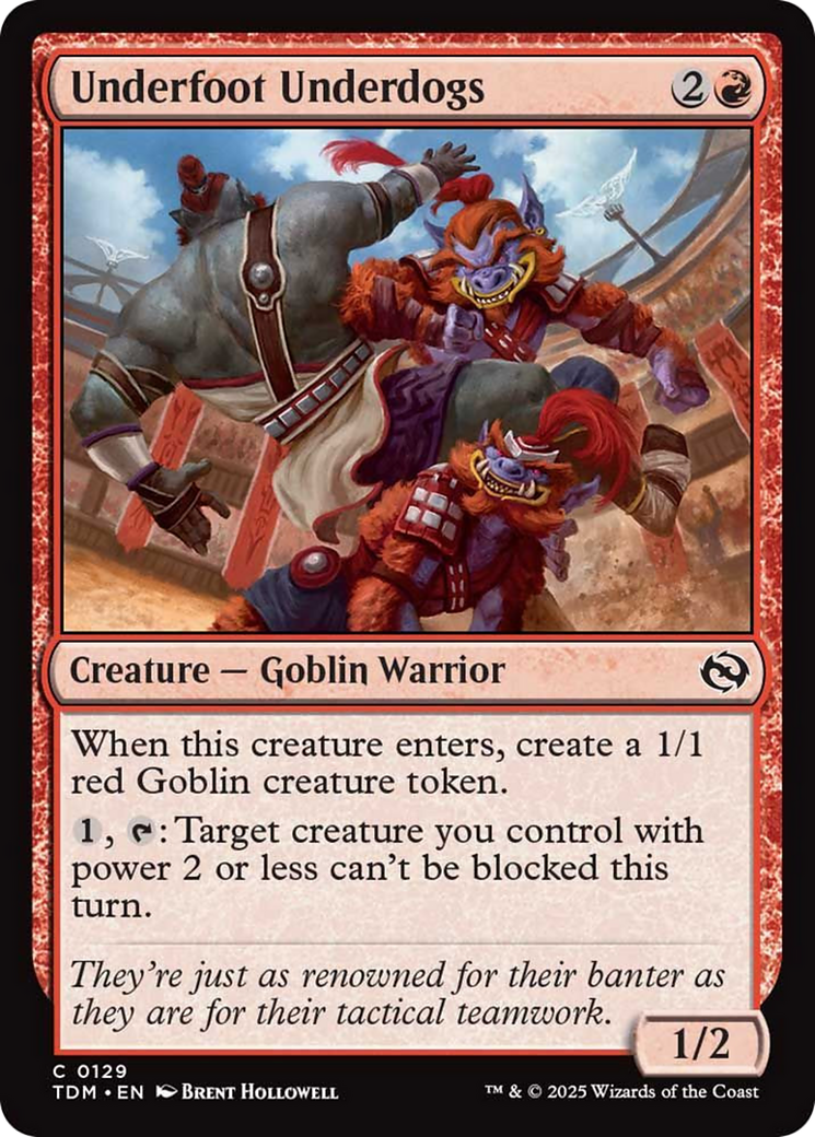 Underfoot Underdogs [Tarkir: Dragonstorm] 