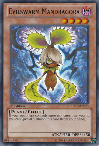 Evilswarm Mandragora [HA07-EN015] Super Rare 
