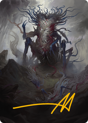 Azlask, the Swelling Scourge Art Card (Gold-Stamped Signature) [Modern Horizons 3 Art Series] 