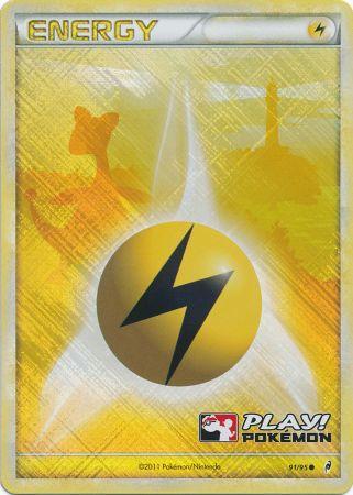 Lightning Energy (91/95) (Play Pokemon Promo) [HeartGold &amp; SoulSilver: Call of Legends] 