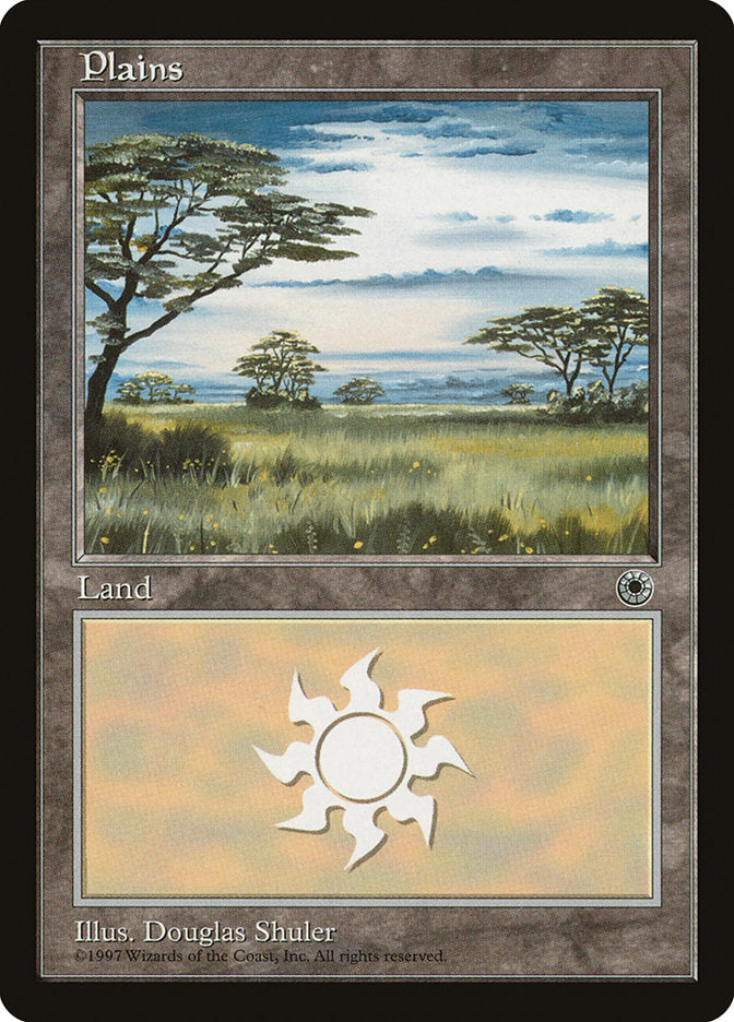 Plains (Yellow Flowers in Grass / Long Dark Cloud in Center) [Portal] 