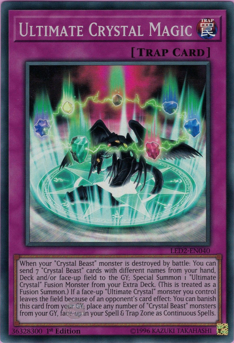 Ultimate Crystal Magic [LED2-EN040] Super Rare 