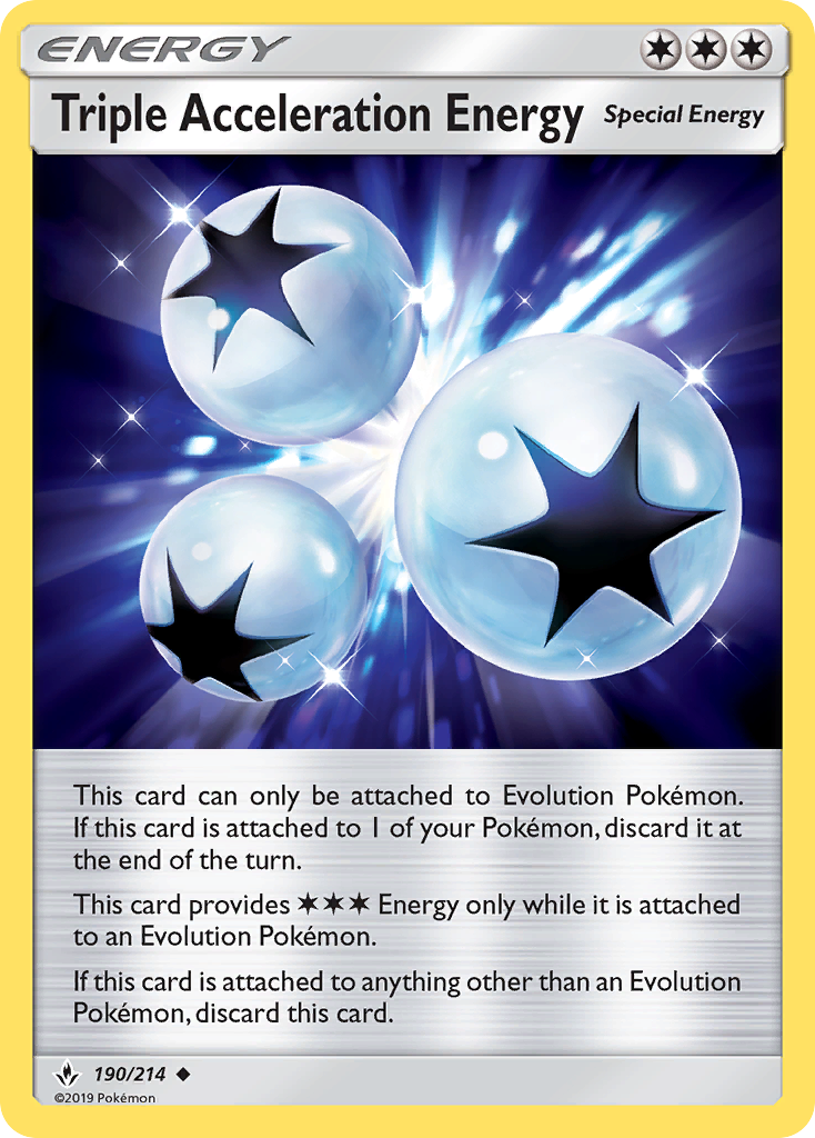 Triple Acceleration Energy (190/214) [Sun &amp; Moon: Unbroken Bonds] 