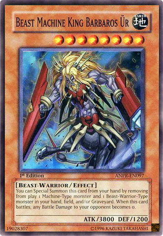 Beast Machine King Barbaros Ur [ANPR-EN097] Super Rare 