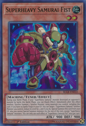 Superheavy Samurai Fist [BLLR-EN010] Ultra Rare 