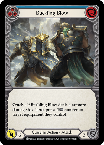 Buckling Blow (Blue) [U-WTR059] (Welcome to Rathe Unlimited) Unlimited Rainbow Foil 