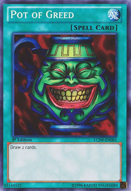 Pot of Greed [LCJW-EN061] Secret Rare 