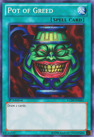 Pot of Greed [LCJW-EN061] Secret Rare 