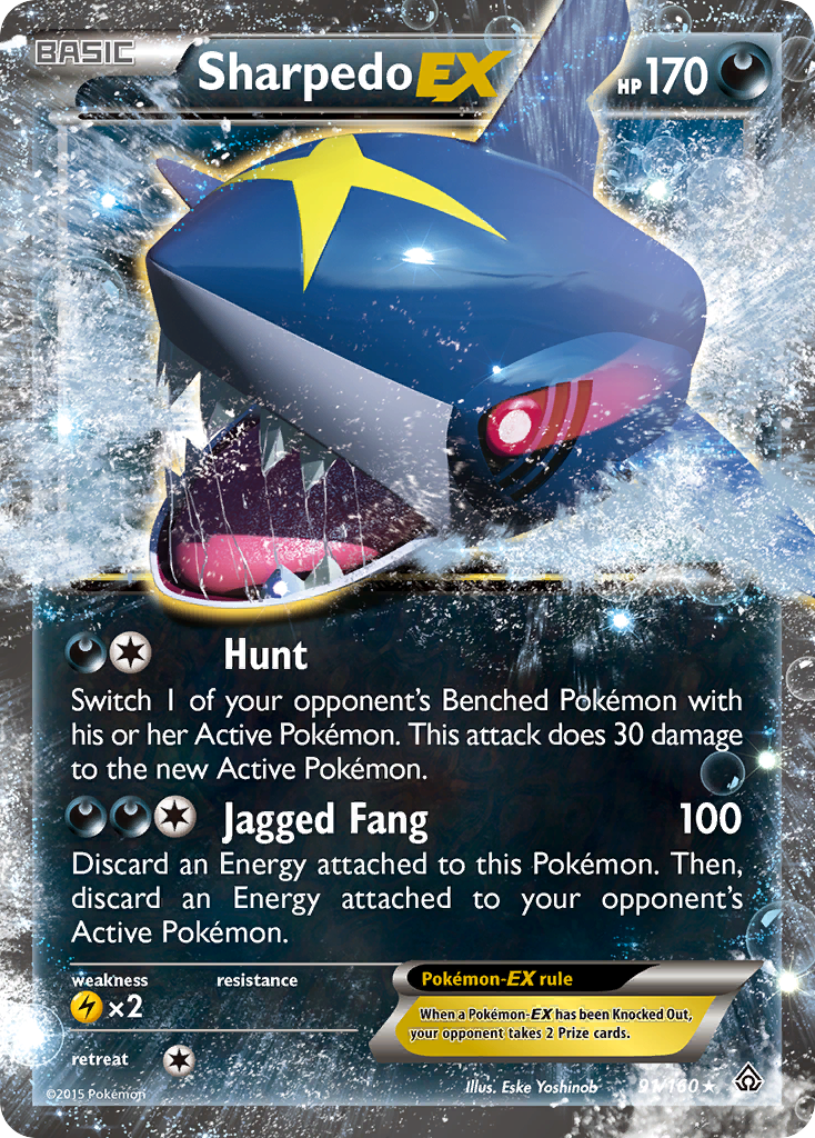 Sharpedo EX (91/160) [XY: Primal Clash] 