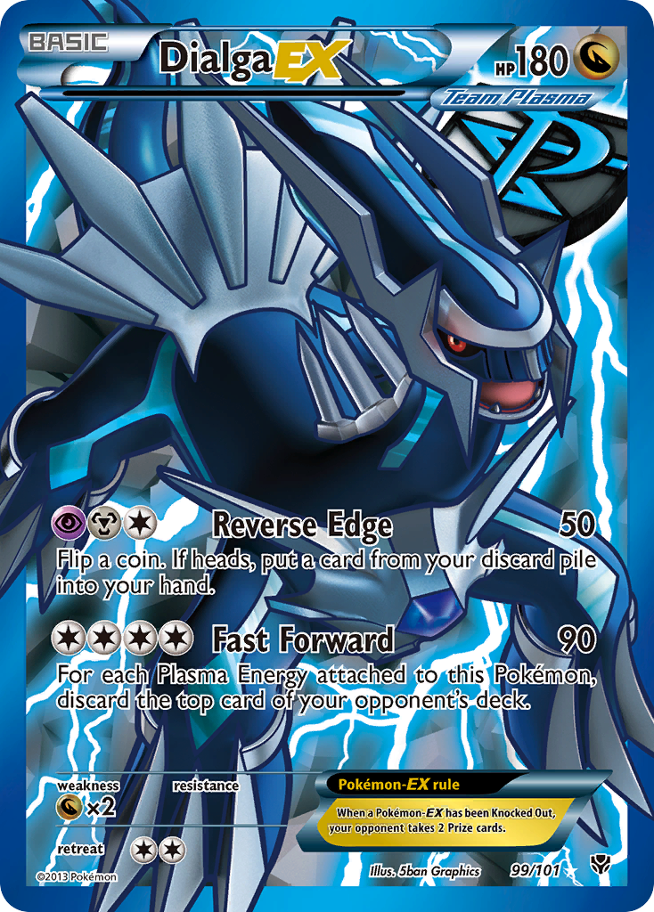 Dialga EX (99/101) [Black &amp; White: Plasma Blast] 
