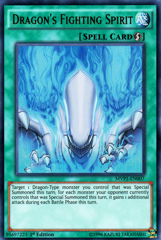 Dragon's Fighting Spirit [MVP1-EN007] Ultra Rare 