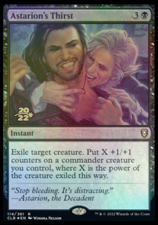 Astarion's Thirst [Commander Legends: Battle for Baldur's Gate Prerelease Promos] 