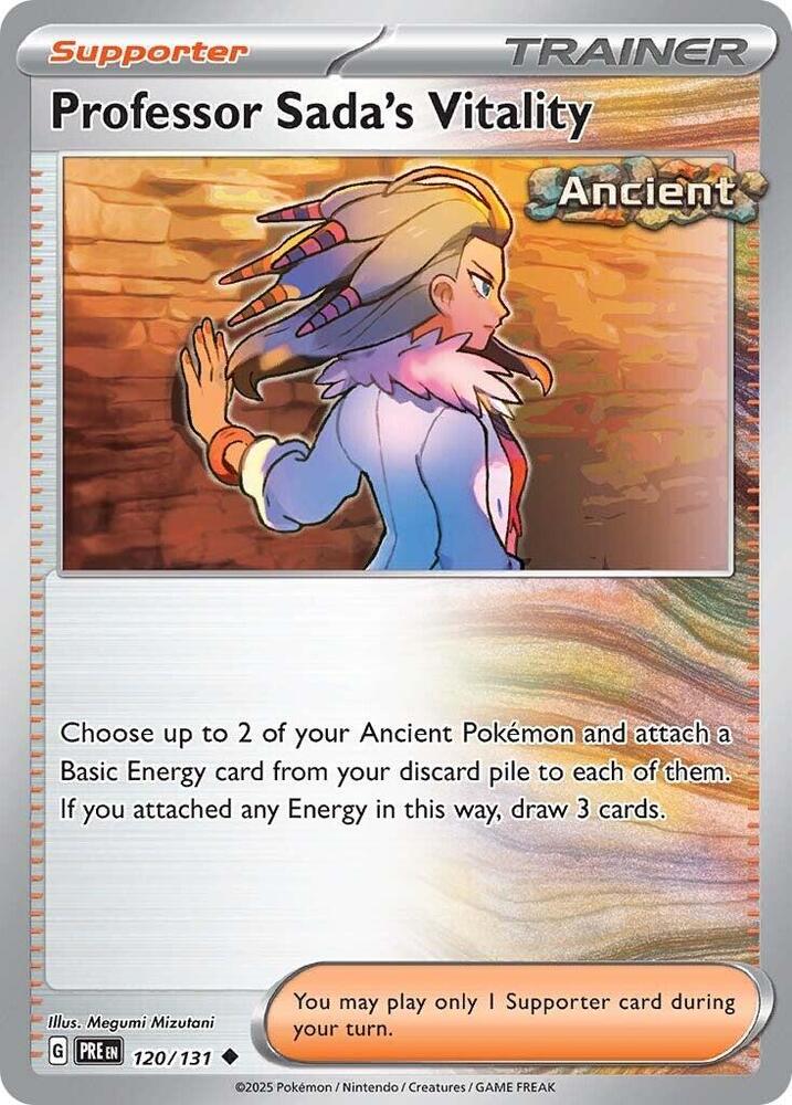 Professor Sada's Vitality (120/131) [Scarlet &amp; Violet: Prismatic Evolutions] 