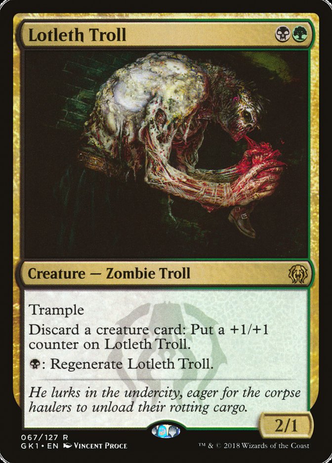Lotleth Troll [Guilds of Ravnica Guild Kit] 