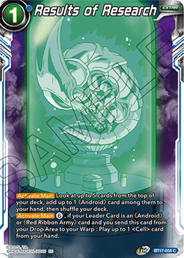 Results of Research (BT17-058) [Ultimate Squad] 