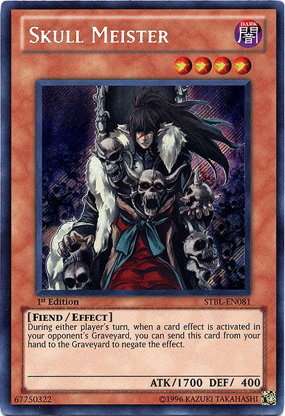 Skull Meister [STBL-EN081] Secret Rare 
