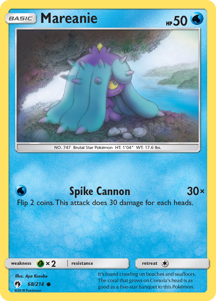 Mareanie (68/214) [Sun &amp; Moon: Lost Thunder] 