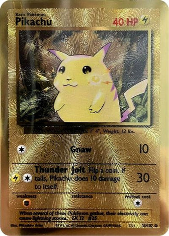 Pikachu (58/102) (Celebrations Metal Card) [Celebrations: 25th Anniversary] 
