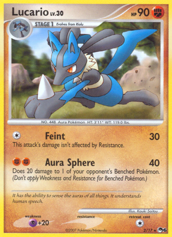 Lucario (2/17) [POP Series 6] 