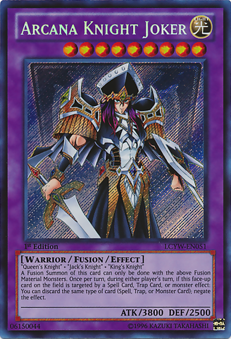Arcana Knight Joker [LCYW-EN051] Secret Rare 