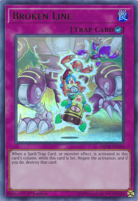 Broken Line [MP18-EN156] Ultra Rare 