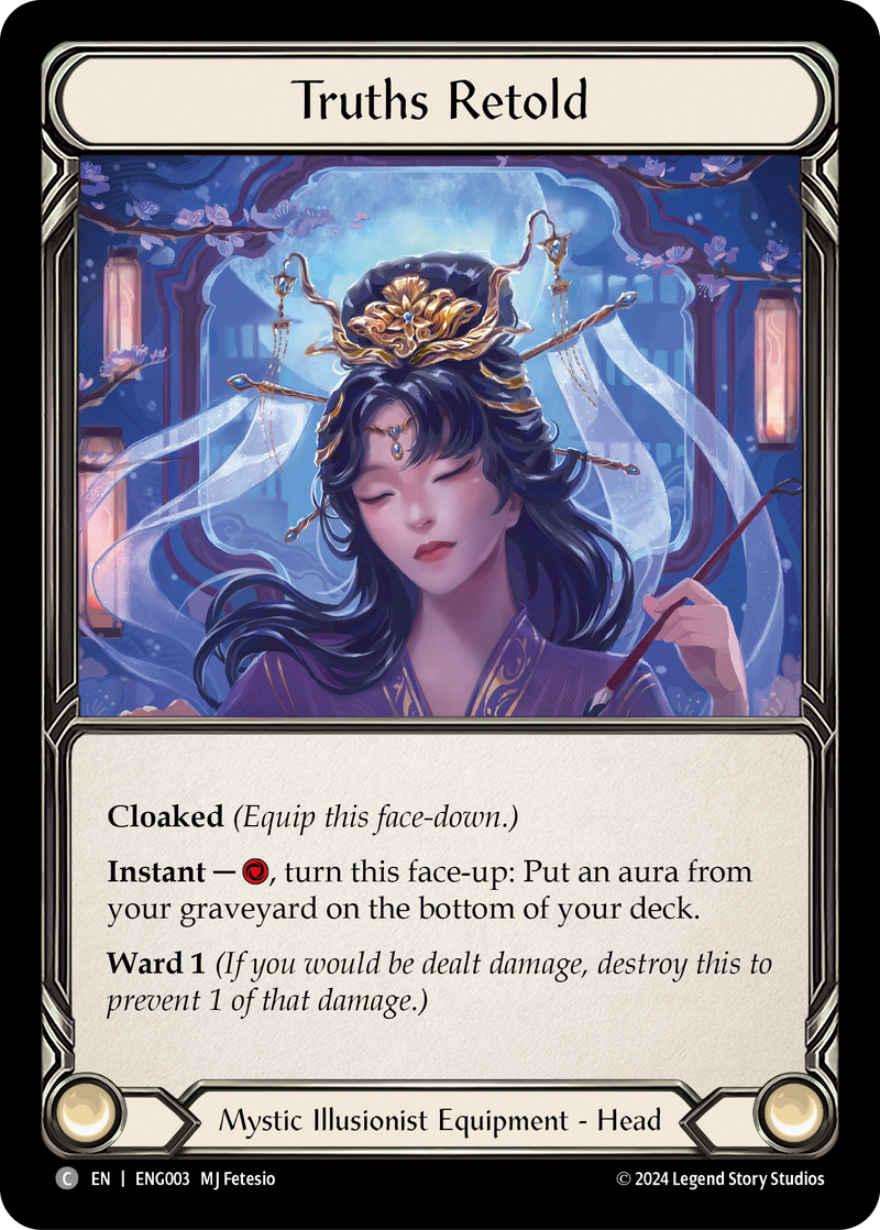 Truths Retold [ENG003] (Part of the Mistveil Enigma Blitz Deck) 