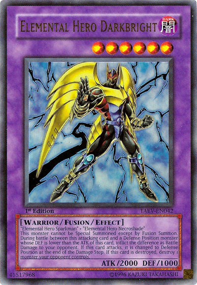 Elemental Hero Darkbright [TAEV-EN042] Ultra Rare 