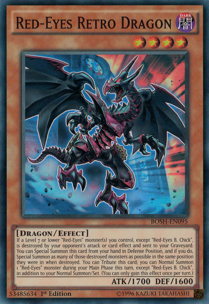 Red-Eyes Retro Dragon [BOSH-EN095] Super Rare 